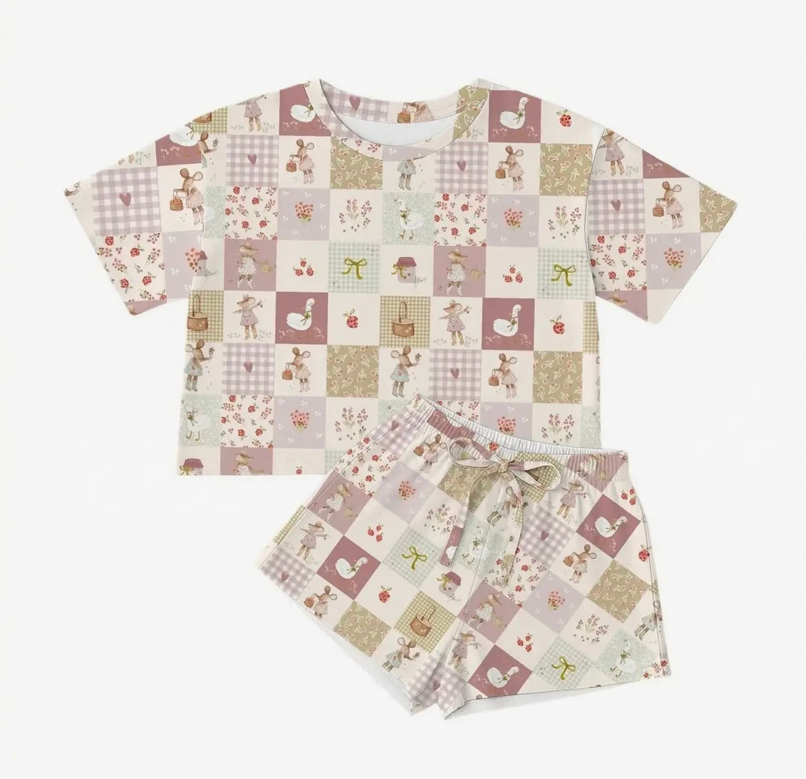 Laney Baby- Little Mouse On the Prairie Oversized Summer Set